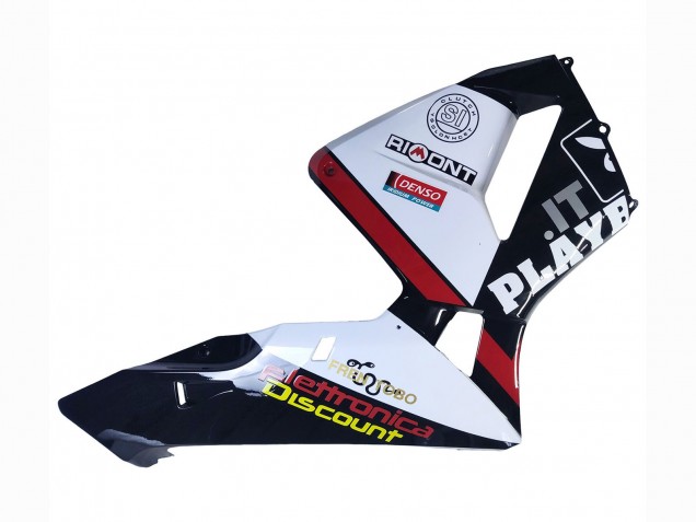 Carénages Moto Honda CBR600RR 2003-2004 - Blanc Rouge Noir Brillant DENSO Rimont