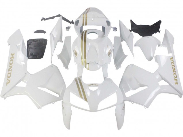 Carénages Moto Honda CBR600RR 2005-2006 - Blanc Or
