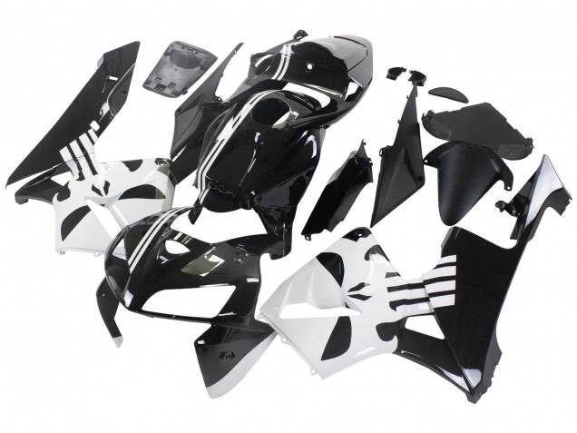 Carénage Moto Honda CBR600RR 2005-2006 - Noir Blanc