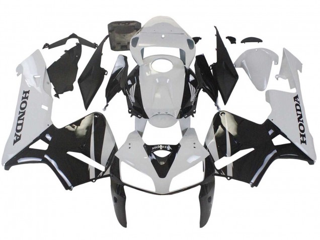 Carénage Moto Honda CBR600RR 2005-2006 - Blanc Noir