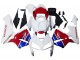 Carénages Moto Honda CBR600RR 2005-2006 - Blanc Bleu Rouge