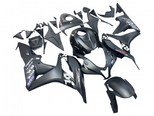 Carénage Moto Honda CBR600RR 2007-2008 - Noir Mat Blanc Repsol