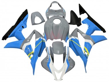 Carénages Moto Honda CBR600RR 2007-2008 - Nardo Gris Bleu Blanc Noir Brillant