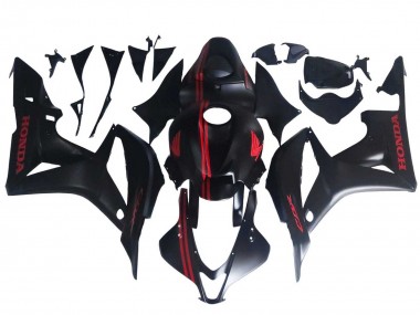 Carénages Moto Honda CBR600RR 2007-2008 - Noir Mat Rouge