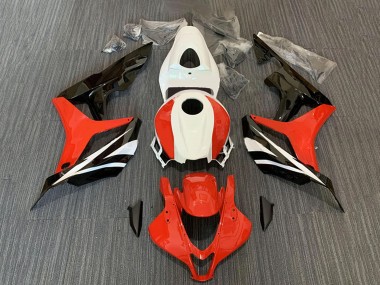 Kits Carénage Moto Honda CBR600RR 2007-2008 - Blanc Rouge Noir Brillant