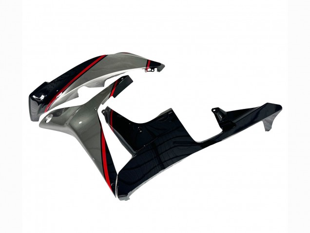 Carénages Moto Honda CBR600RR 2007-2008 - Argent Rouge Noir Brillant