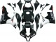 Carénages Moto Honda CBR600RR 2007-2008 - Noir Brillant Blanc West