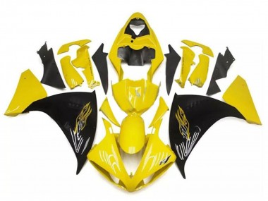 Carénages Moto Yamaha YZF R1 2009-2011 - Jaune Noir