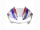 Carénage Moto Honda CBR600RR 2013-2023 - Blanc Rouge Bleu HRC