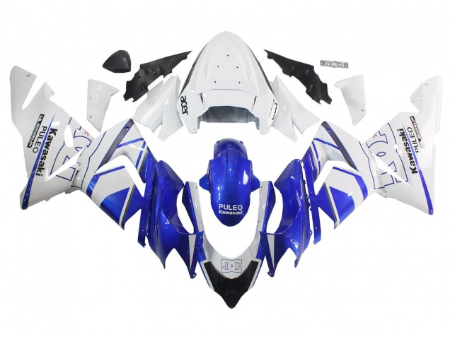 Carénage Moto Kawasaki ZX10R 2004-2005 - Noir Blanc