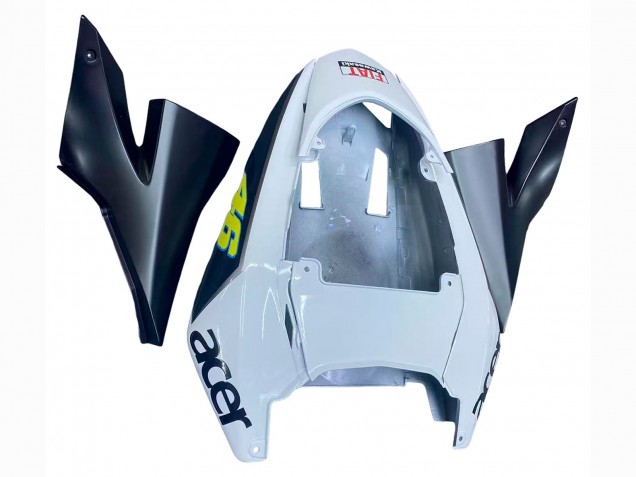 Carénages Moto Kawasaki ZX10R 2004-2005 - Bleu Brillant Blanc Fiat Motul