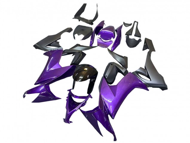 Carénages Moto Kawasaki ZX10R 2008-2010 - Violet Noir