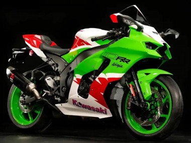Carénages Moto Kawasaki ZX10R 2021-2025 - Blanc Vert Rouge