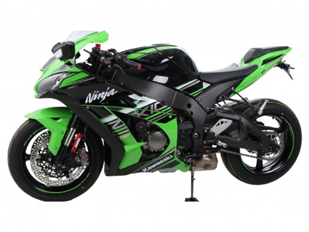 Carénages Moto Kawasaki ZX10R 2021-2025 - Vert Noir Argent