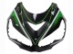 Carénages Moto Kawasaki ZX14R ZZR1400 2012-2024 - Vert Noir Brillant Bande