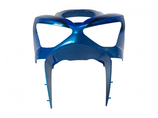 Carénages Moto Kawasaki ZX6R 2003-2004 - Bleu Blanc Rouge Requin