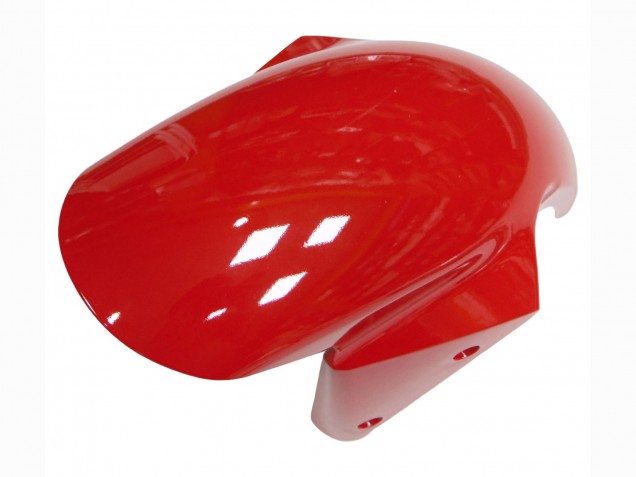 Carénages Moto Kawasaki ZX6R 2003-2004 - Blanc Rouge