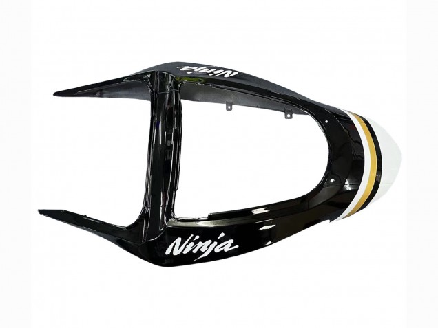 Carénages Moto Kawasaki ZX6R 2003-2004 - Blanc Noir Motul Lucky Strike