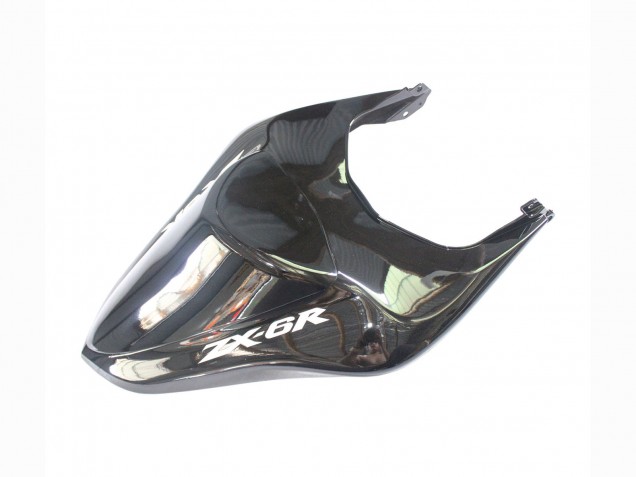 Carénages Moto Kawasaki ZX6R 2007-2008 - Noir Argent Rouge Ninja