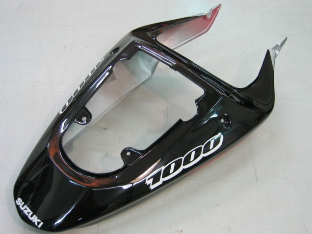 Carénages Moto Suzuki GSXR1000 2000-2002 - Rouge Argent Blanc Noir