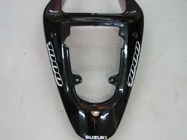 Carénages Moto Suzuki GSXR1000 2000-2002 - Rouge Argent Blanc Noir