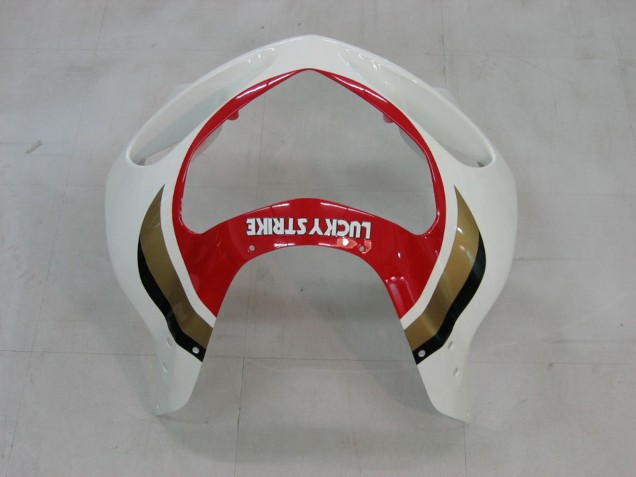 Carénages Moto Suzuki GSXR1000 2000-2002 - Blanc Rouge Lucky Strike