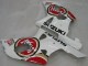 Carénages Moto Suzuki GSXR1000 2000-2002 - Blanc Rouge Lucky Strike