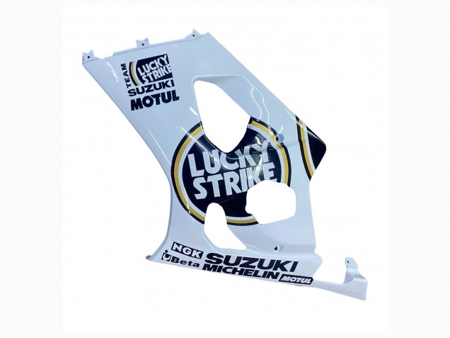 Carénages Moto Suzuki GSXR 1000 2003-2004 - Blanc Noir Or Motul Lucky Strike