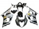Carénages Moto Suzuki GSXR 1000 2003-2004 - Noir Brillant Argent Gris Jaune