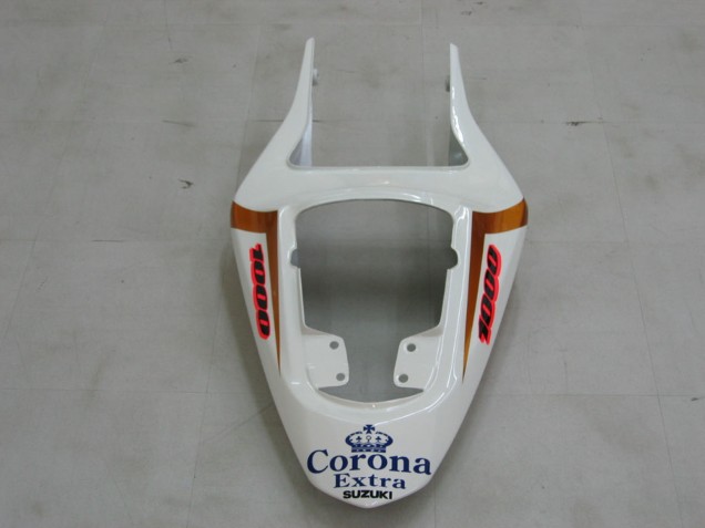 Carénages Moto Suzuki GSXR 1000 2003-2004 - Jaune Blanc Bleu Noir Corona