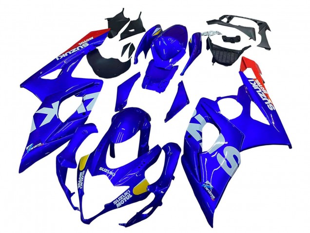 Carénages Moto Suzuki GSXR 1000 2005-2006 - Bleu Jaune Blanc Rouge Motul