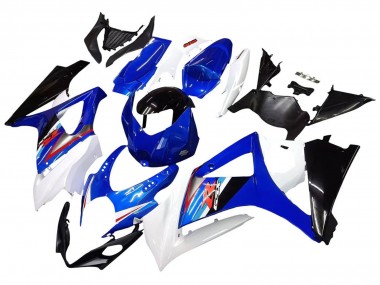 Carénages Moto Suzuki GSXR 1000 2007-2008 - Blanc Bleu Noir Rouge