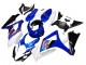 Carénages Moto Suzuki GSXR 1000 2007-2008 - Blanc Bleu Noir Rouge