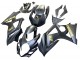 Carénages Moto Suzuki GSXR 1000 2007-2008 - Noir Mat Or Décalque