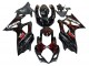 Carénages Moto Suzuki GSXR 1000 2007-2008 - Noir Rouge Flamme