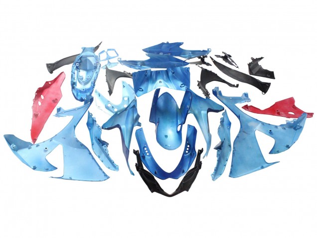 Carénages Moto Suzuki GSXR 1000 2009-2016 - Bleu Clair Vert Rouge Motul