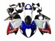 Carénages Moto Suzuki GSXR 1300 Hayabusa 1996-2007 - Blanc Bleu Rouge Makita Noir