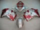 Carénages Moto Suzuki GSXR 1300 Hayabusa 1996-2007 - Argent Rouge Hayabusa