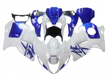 Carénages Moto Suzuki GSXR 1300 Hayabusa 1996-2007 - Blanc Bleu Hayabusa