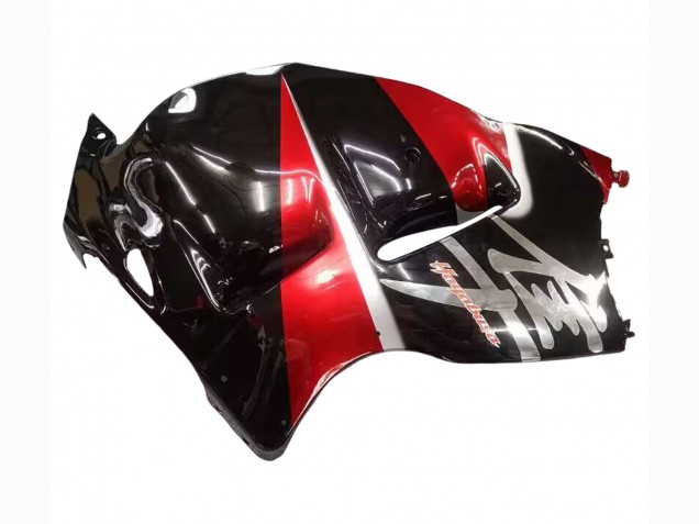 Carénages Moto Suzuki GSXR 1300 Hayabusa 1996-2007 - Rouge Noir Brillant Hayabusa