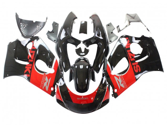 Carénages Moto Suzuki GSXR 600 / GSXR 750 1996-2000 - Noir Rouge