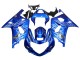Carénages Moto Suzuki GSXR 600 / GSXR 750 2001-2003 - Bleu Blanc Flamme