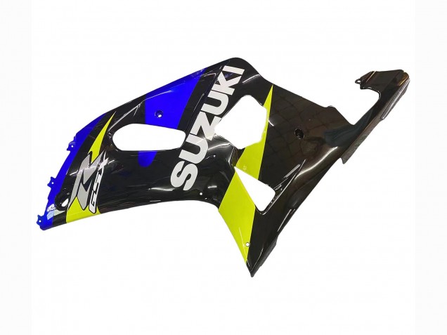 Carénages Moto Suzuki GSXR 600 / GSXR 750 2001-2003 - Bleu Jaune Noir Brillant