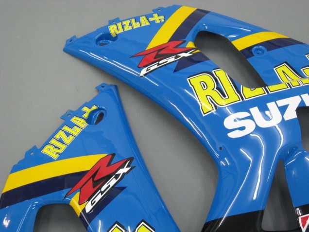 Carénages Moto Suzuki GSXR 600 / GSXR 750 2001-2003 - Bleu Jaune Noir Motul Rizla