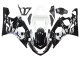 Carénage Moto Suzuki GSXR 600 / GSXR 750 2004-2005 - Blanc Noir
