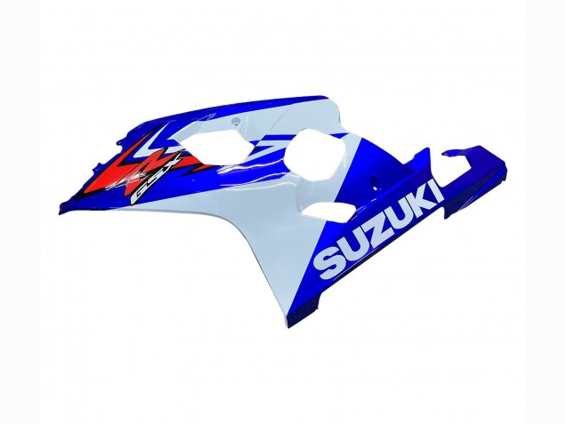 Carénage Moto Suzuki GSXR 600 / GSXR 750 2004-2005 - Blanc Bleu Rouge
