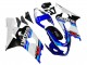 Carénage Moto Suzuki GSXR 600 / GSXR 750 2004-2005 - Blanc Bleu Noir Rouge
