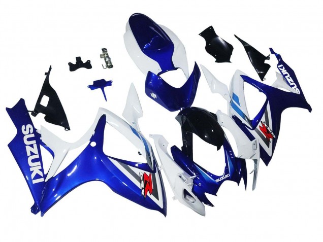 Carénages Moto Suzuki GSXR 600 / GSXR 750 2006-2007 - Blanc Bleu Noir Brillant Rouge