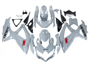 Carénages Moto Suzuki GSXR 600 / GSXR 750 2008-2010 - Gris Brillant
