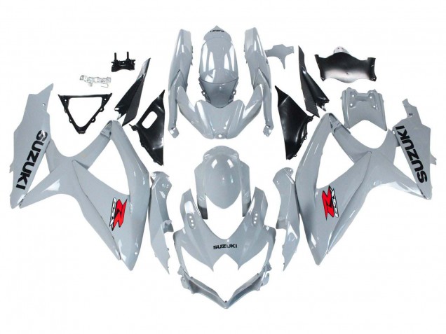 Carénages Moto Suzuki GSXR 600 / GSXR 750 2008-2010 - Gris Brillant